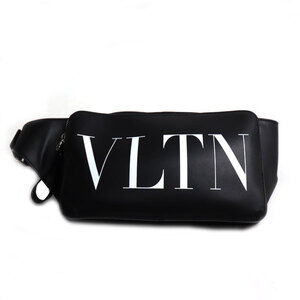 VALENTINO Valentino VLTN logo body bag, black, 2Y2B0719WJW, men's.